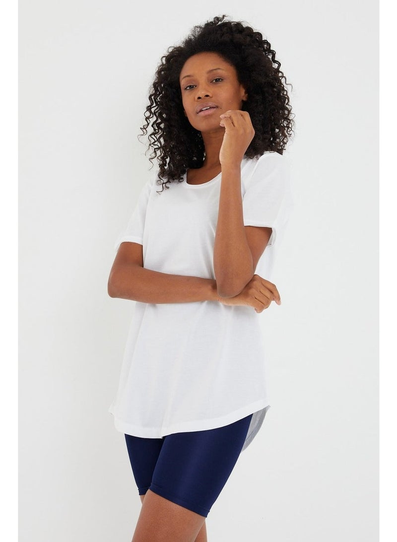 Cool Tarz Cool Style Style Cool Women White Dirty Collar Loose T-SHIRT-XKTCPS001R15S - Image 2